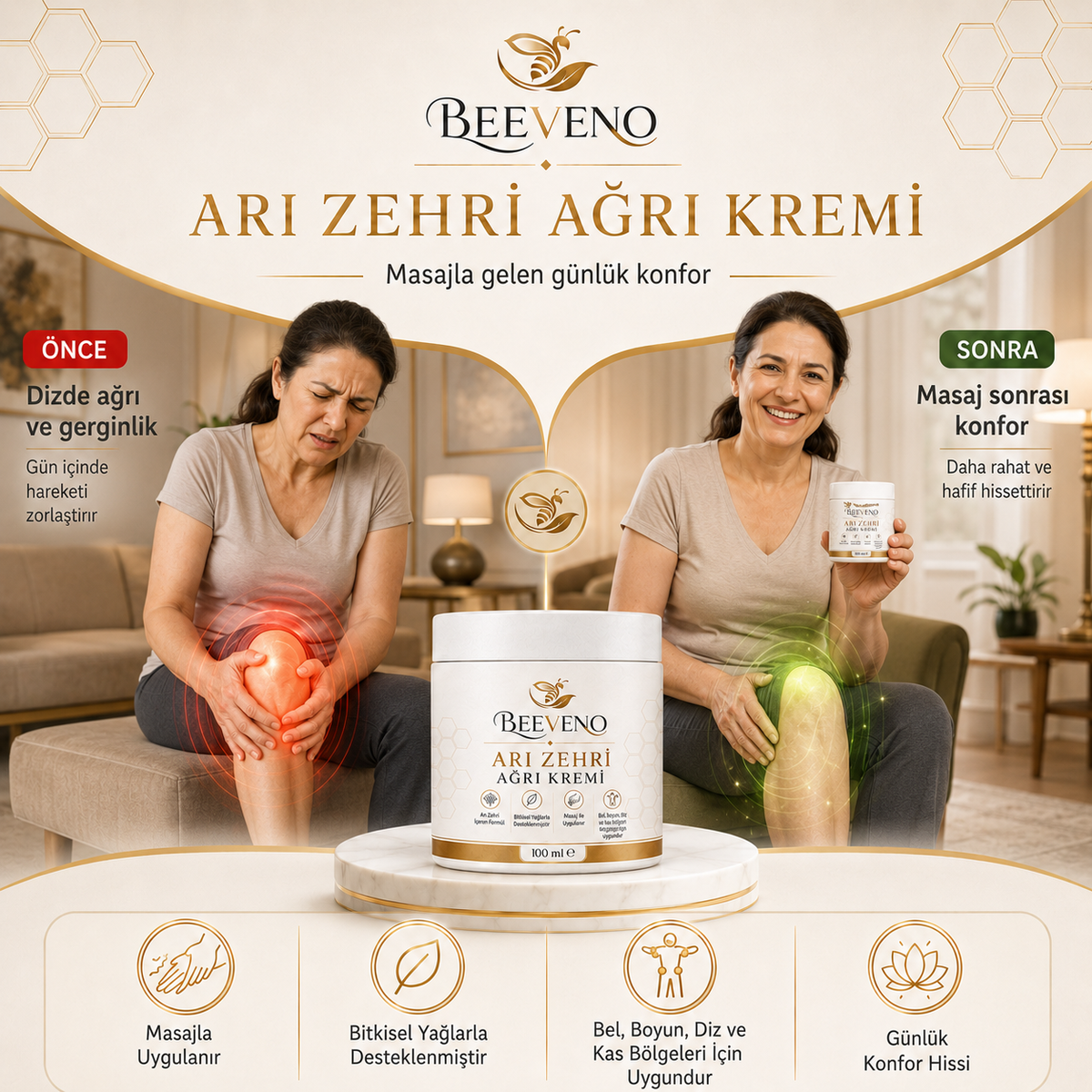 BeeVeno™ Arı Zehirli Ağrı Kremi